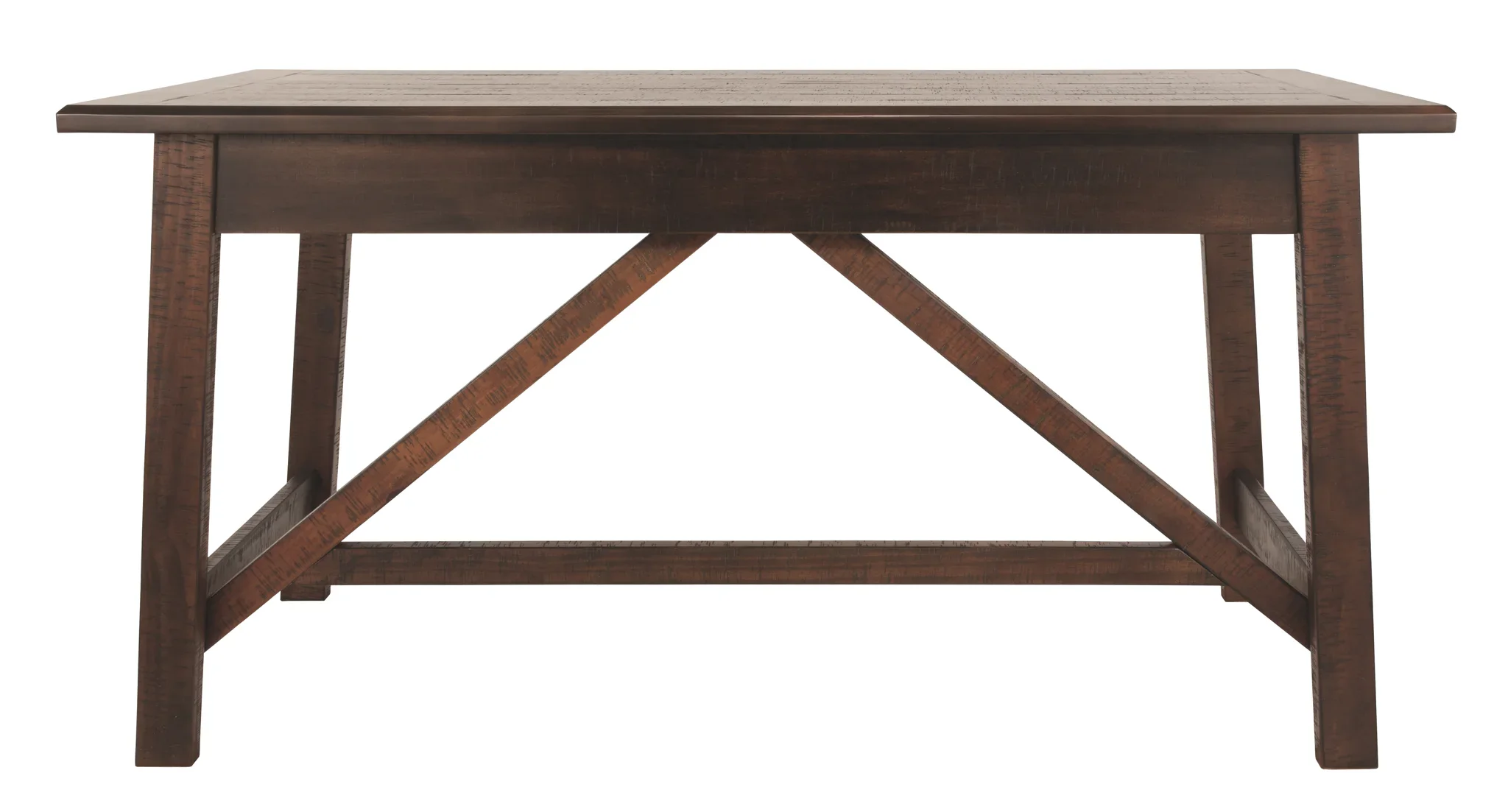 Baldridge - Rustic Brown - Home Office Large Leg Desk - Image 5
