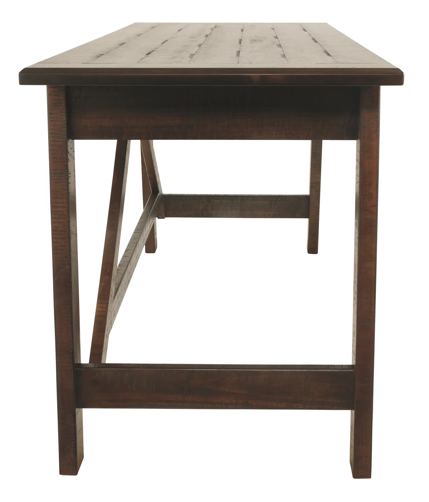 Baldridge - Rustic Brown - Home Office Large Leg Desk - Image 9