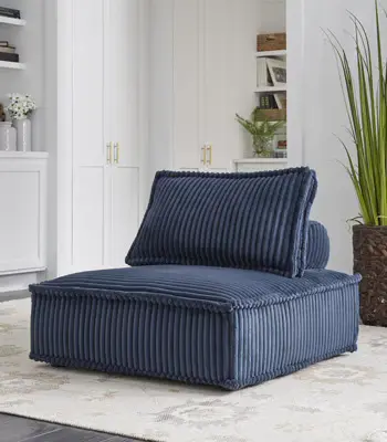 Bales - Navy - Accent Chair - Image 2