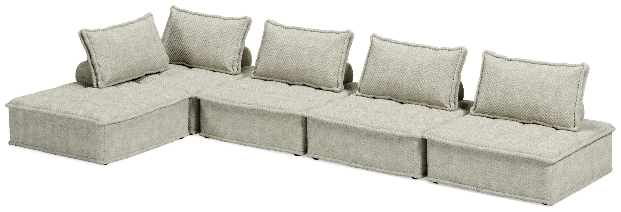 Bales - Taupe - 5-Piece Modular Seating - Image 3
