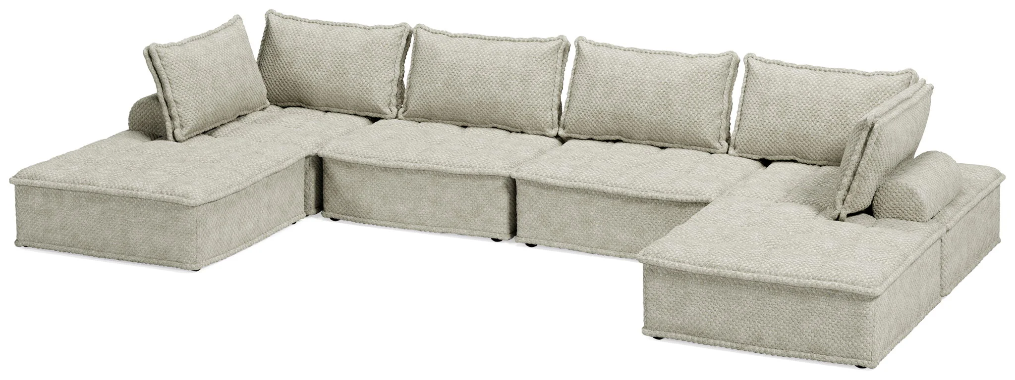 Bales - Taupe - 6-Piece Modular Seating - Image 3