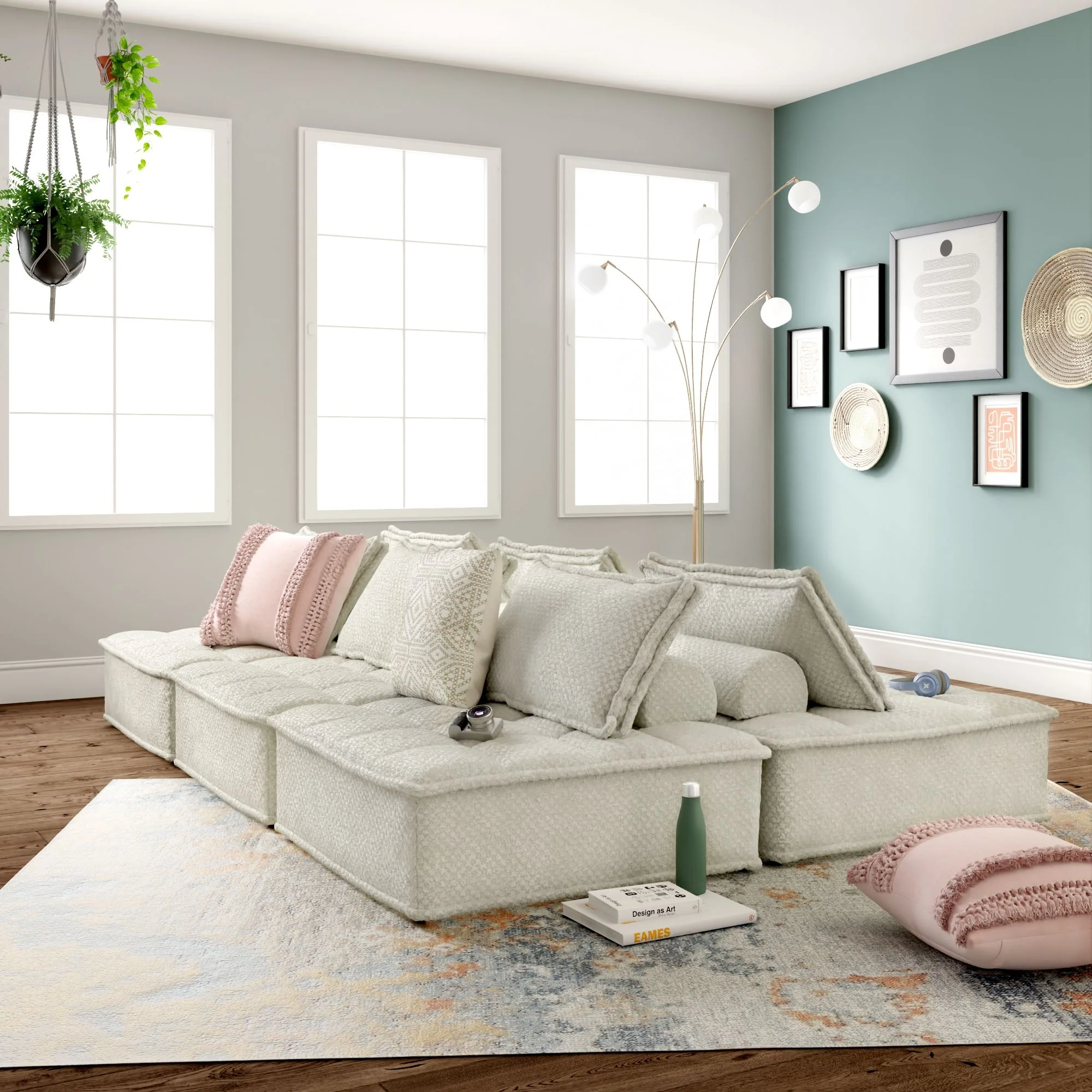 Bales - Taupe - 6-Piece Modular Seating - Image 7
