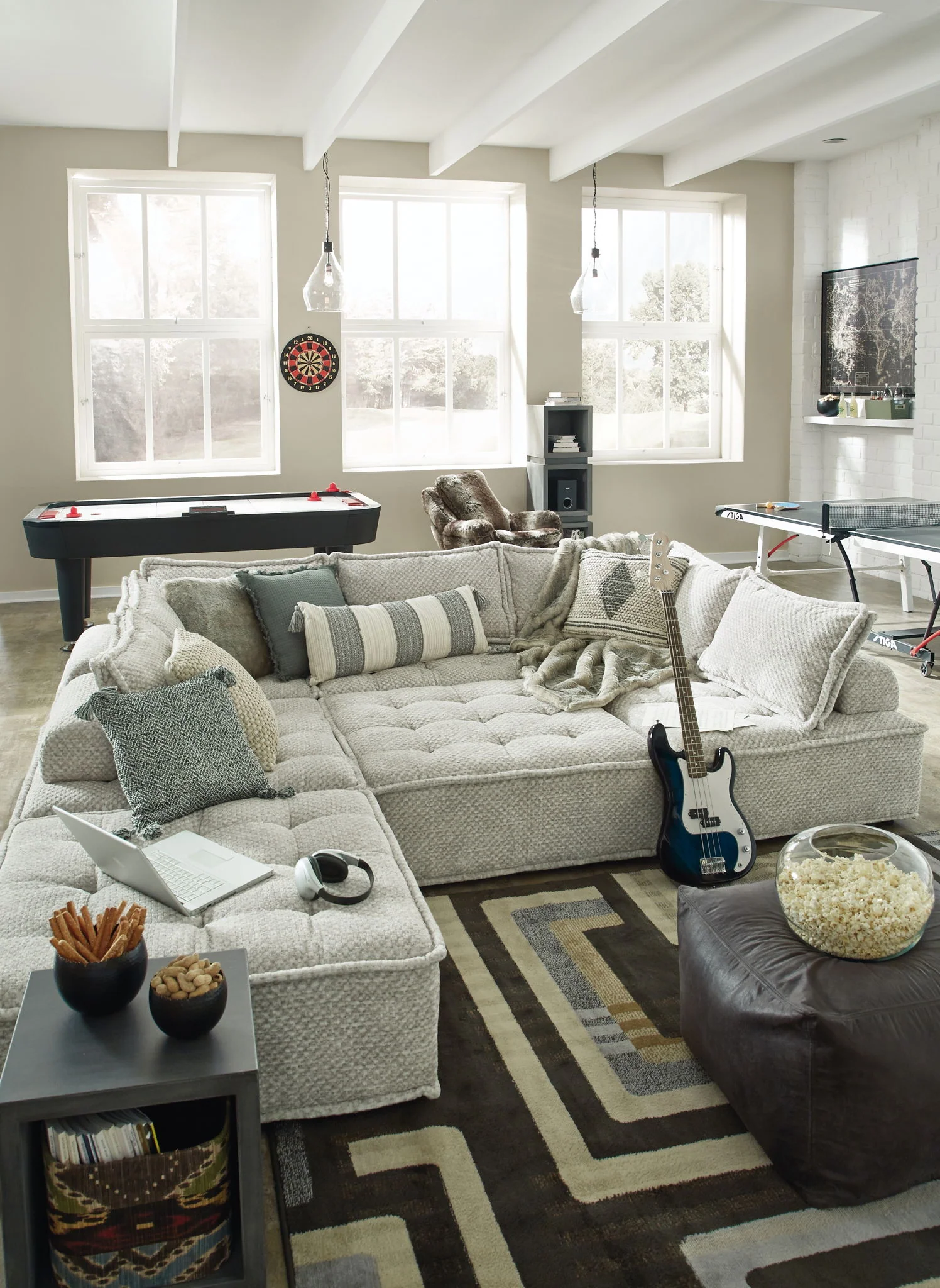 Bales - Taupe - 7-Piece Modular Seating - Image 2