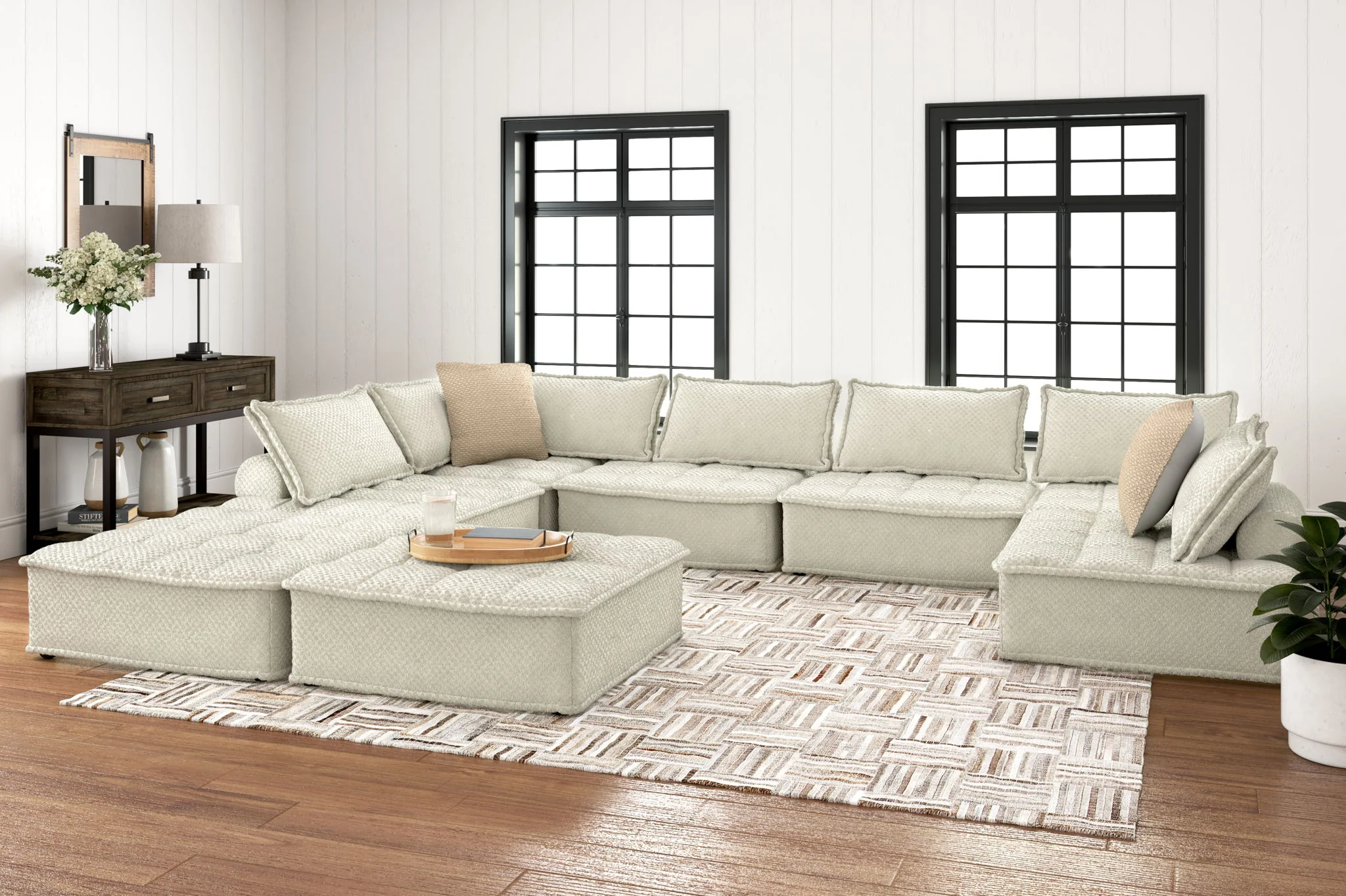 Bales - Taupe - 8-Piece Modular Seating - Image 7