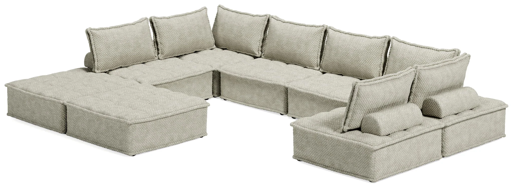 Bales - Taupe - 8-Piece Modular Seating - Image 8