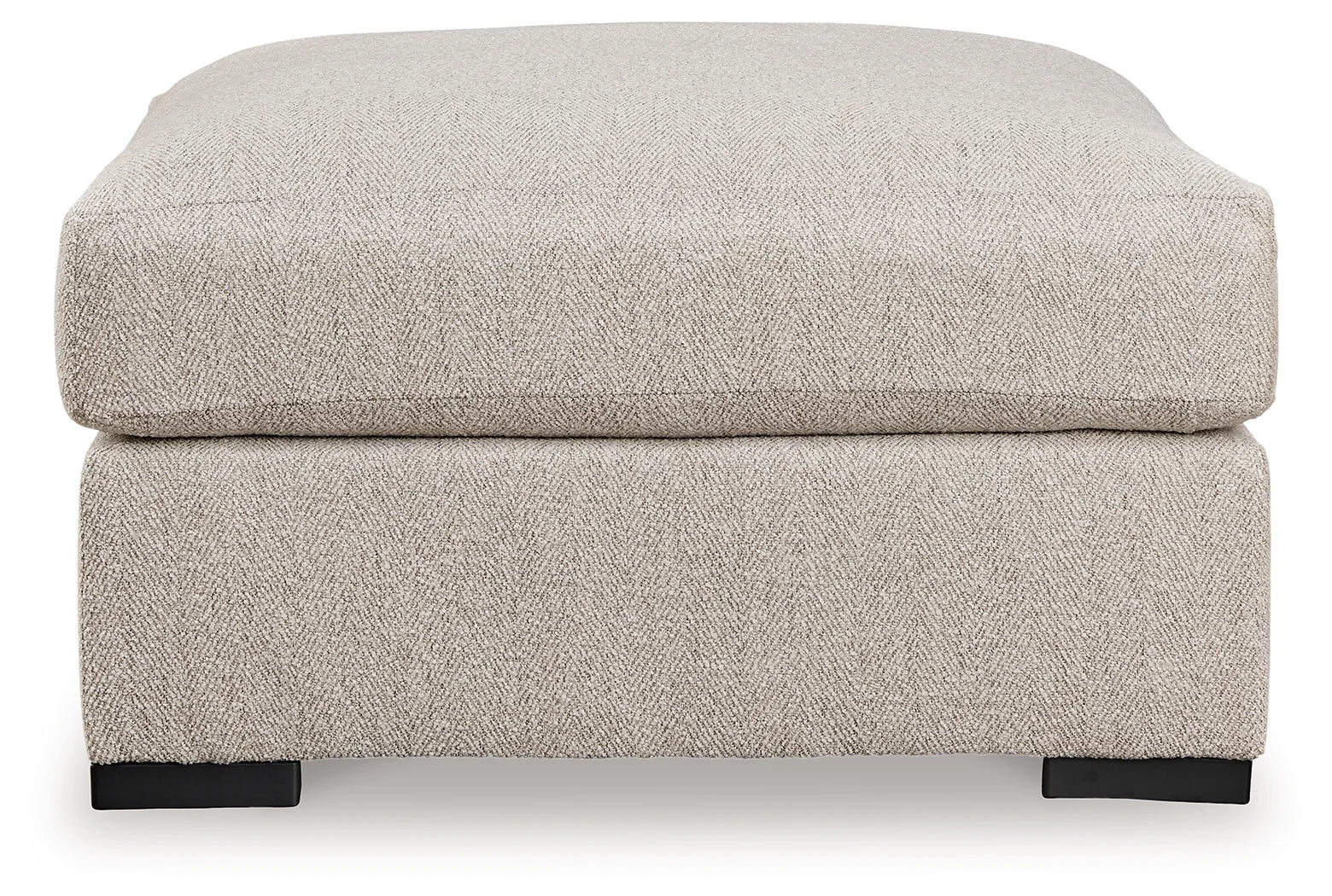 Ballyton - Sand - Oversized Accent Ottoman - Image 3