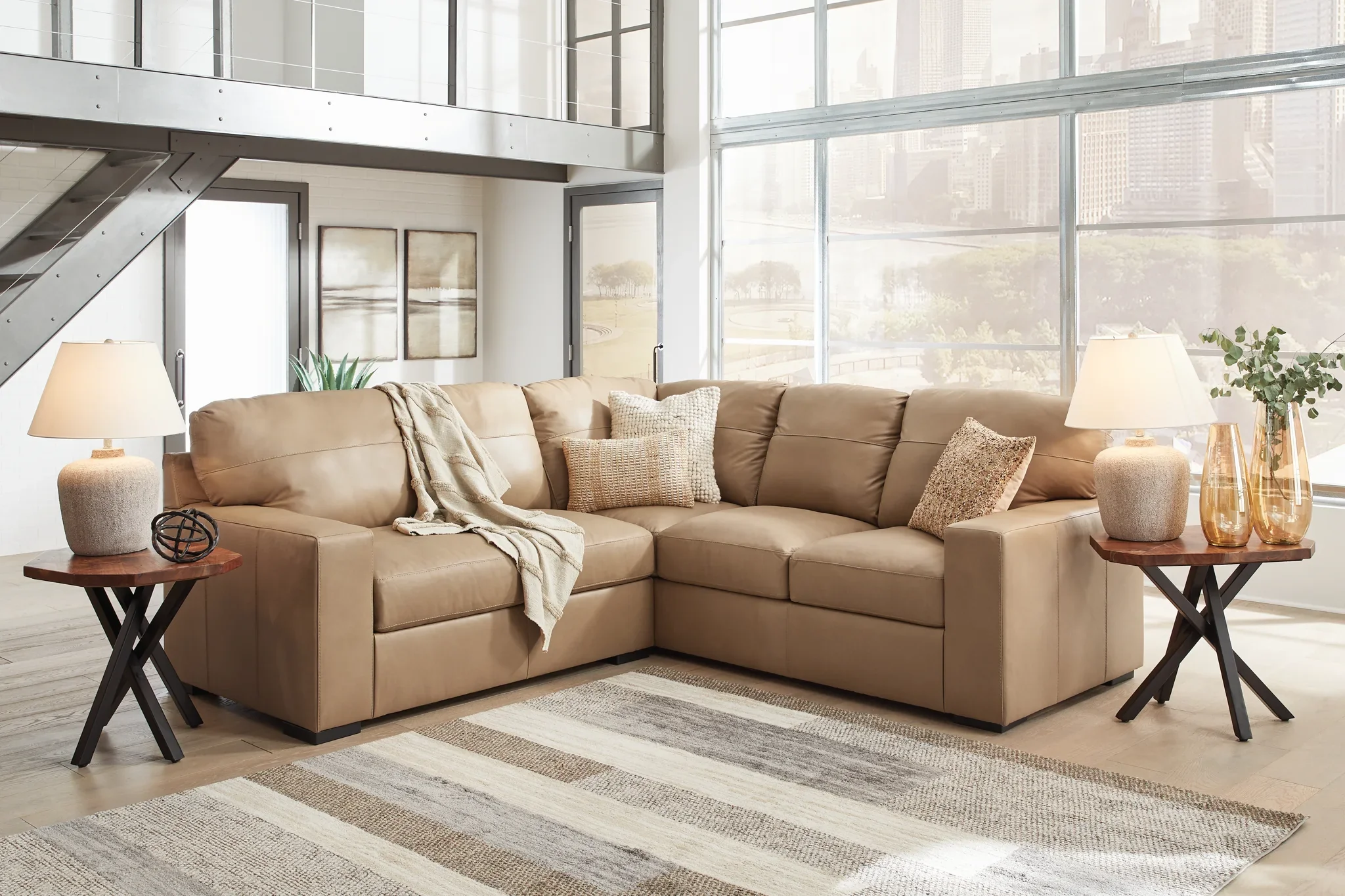 Bandon - Toffee - 2-Piece Sectional With Laf Loveseat - Image 2