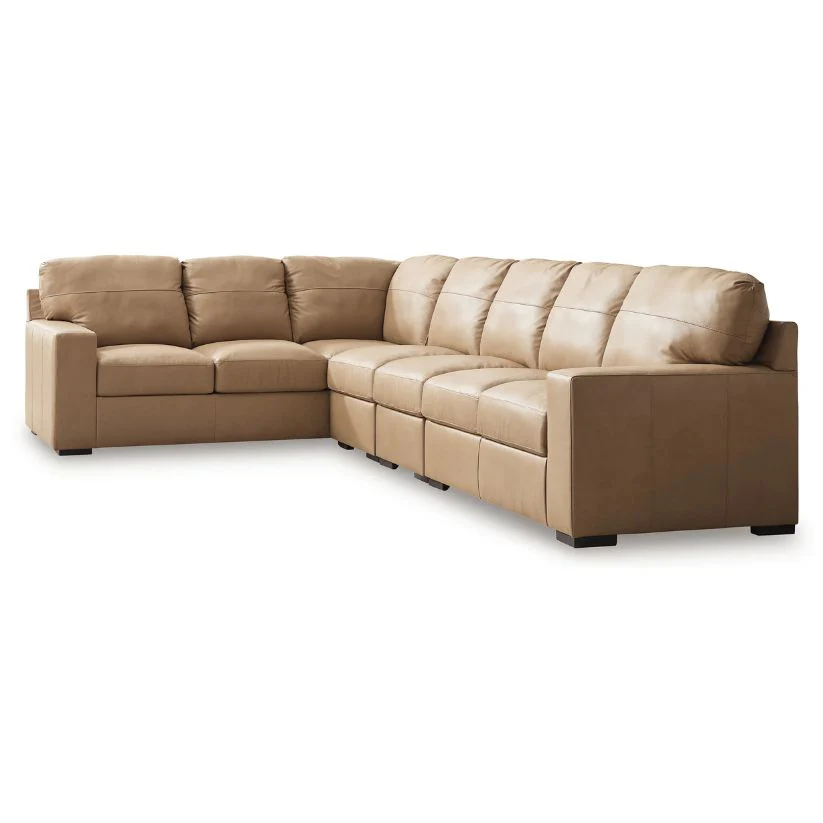 Bandon - Toffee - 4-Piece Sectional With Raf Loveseat