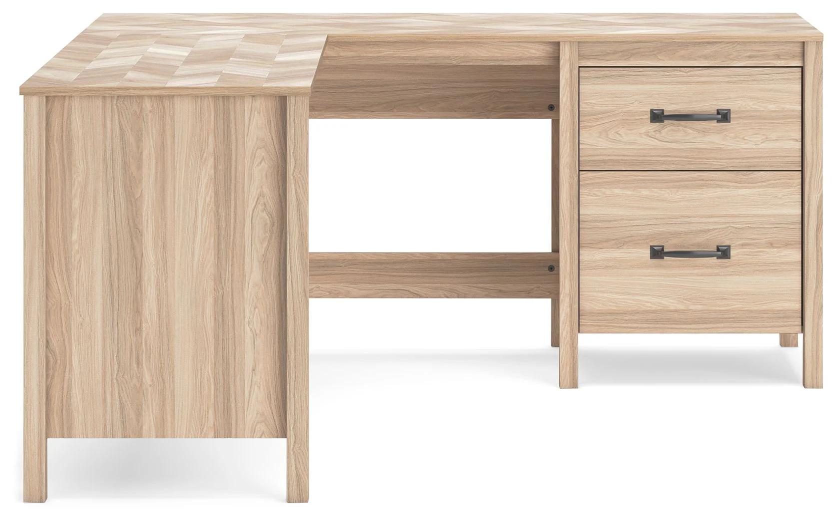 Battelle - Tan - 60" Home Office Desk With Return - Image 4