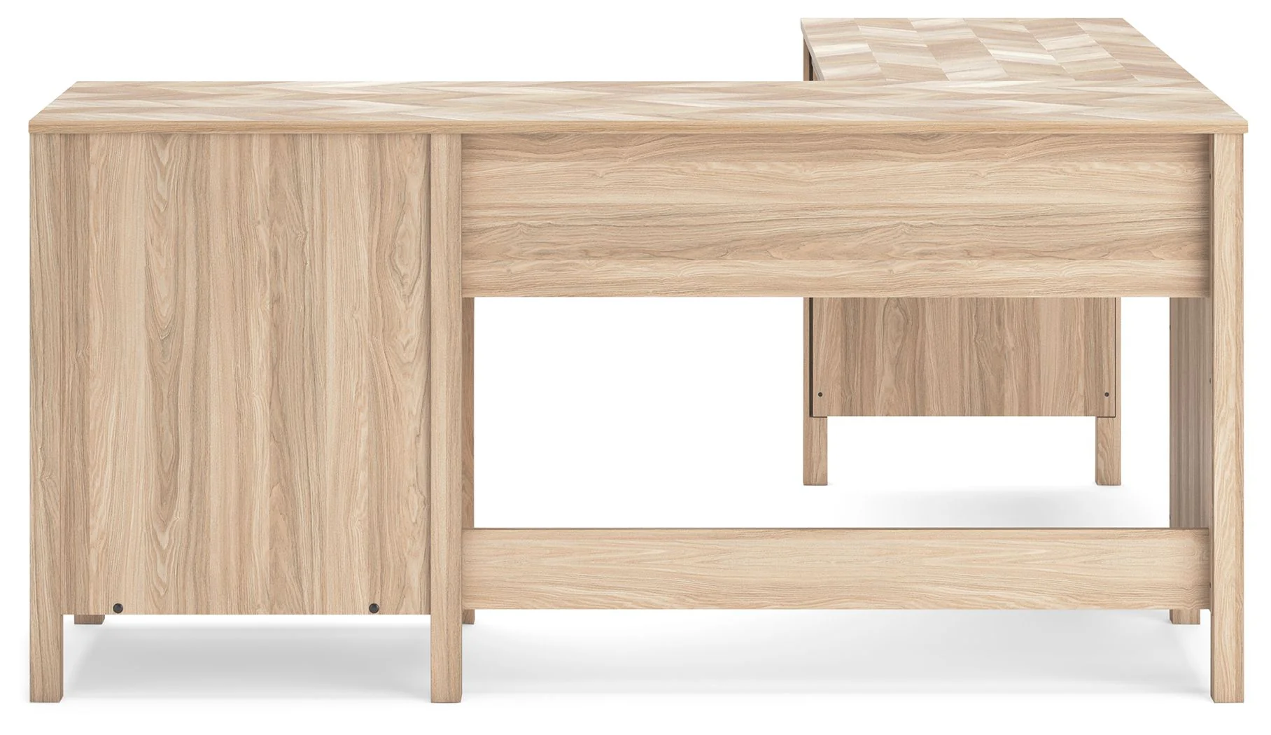 Battelle - Tan - 60" Home Office Desk With Return - Image 5