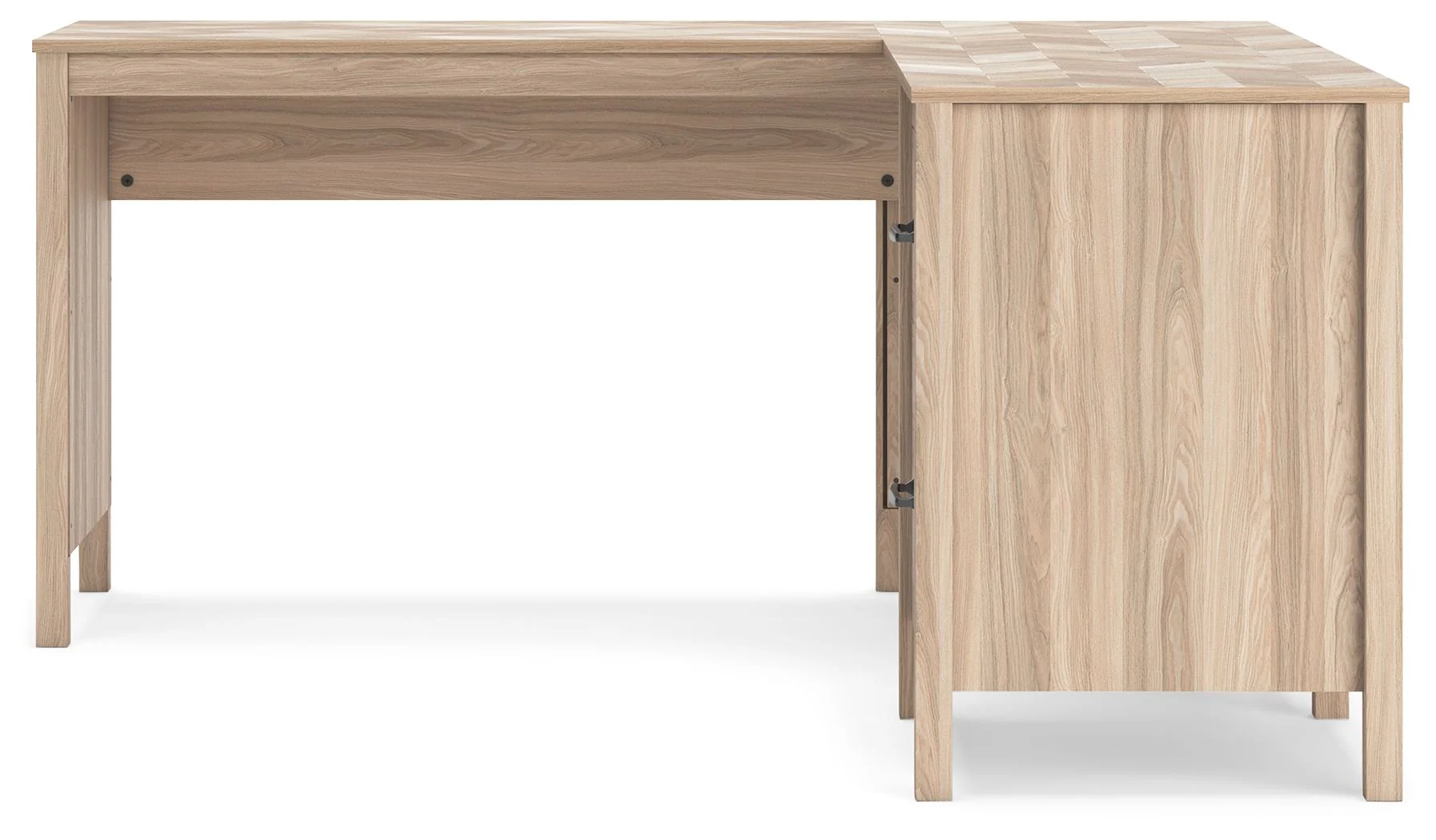 Battelle - Tan - 60" Home Office Desk With Return - Image 7