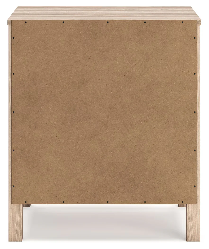 Battelle - Tan - Two Drawer Night Stand - Image 6