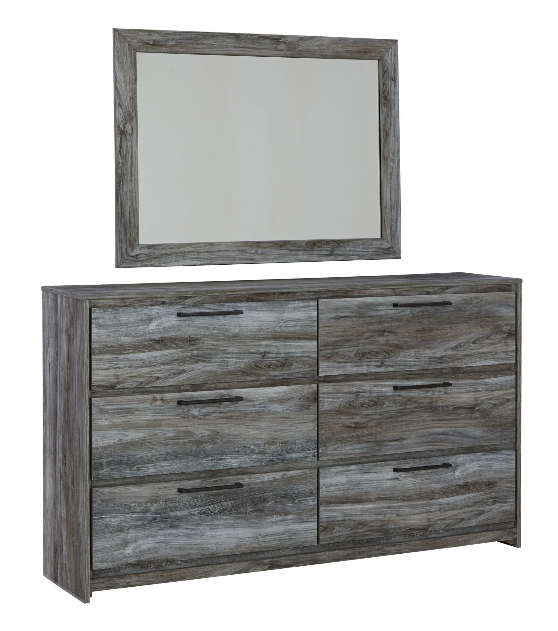 Baystorm - Gray - Dresser, Dark Gray Mirror - Image 3