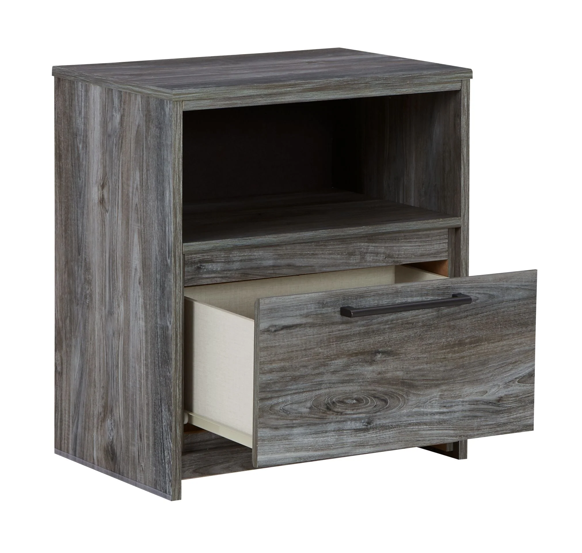 Baystorm - Gray - One Drawer Night Stand - Image 3