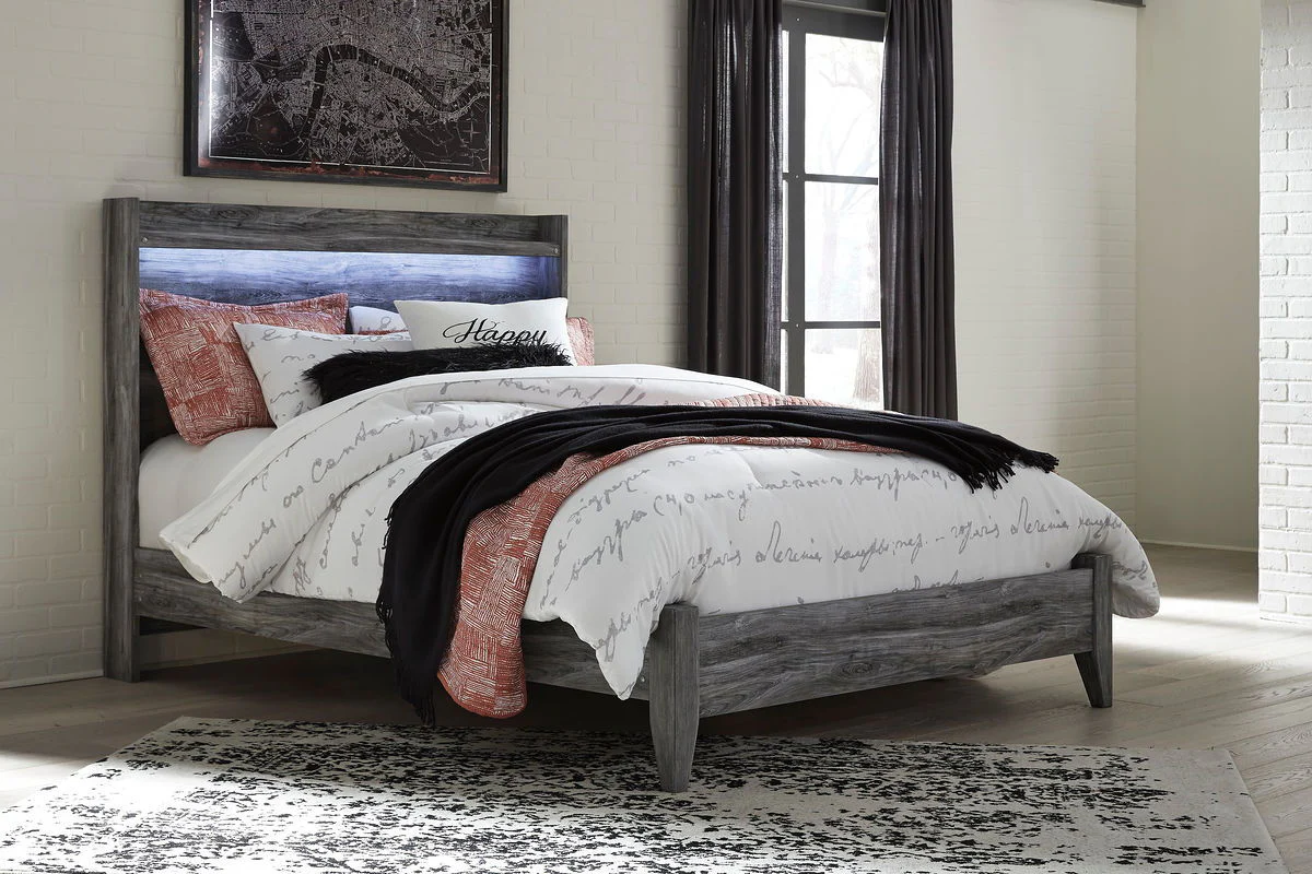 Baystorm - Gray - Queen Panel Bed - Image 2