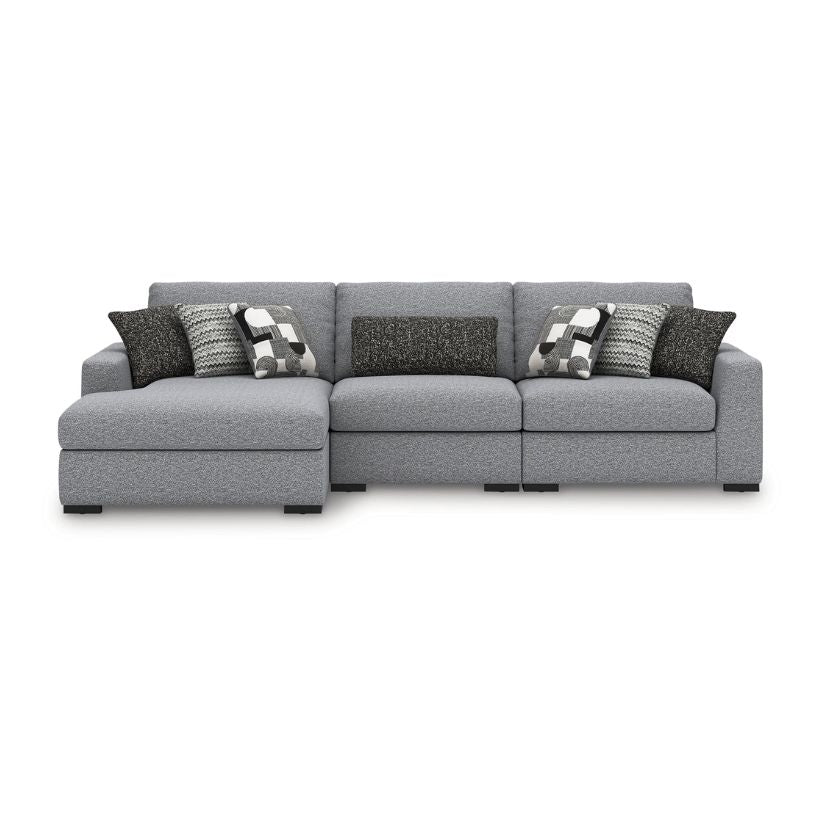 Bealton - Salt and Pepper - 3-Piece Sectional With LAF Corner Chaise - Image 2