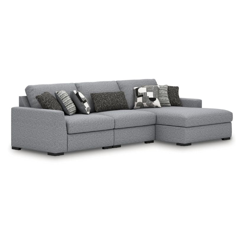 Bealton - Salt and Pepper - 3-Piece Sectional With RAF Corner Chaise - Image 2