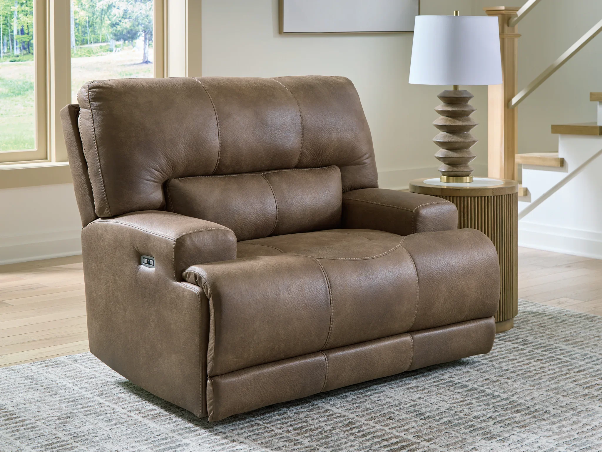 Beckley Place - Earth - Power Recliner With Adjustable Headrest - Image 5