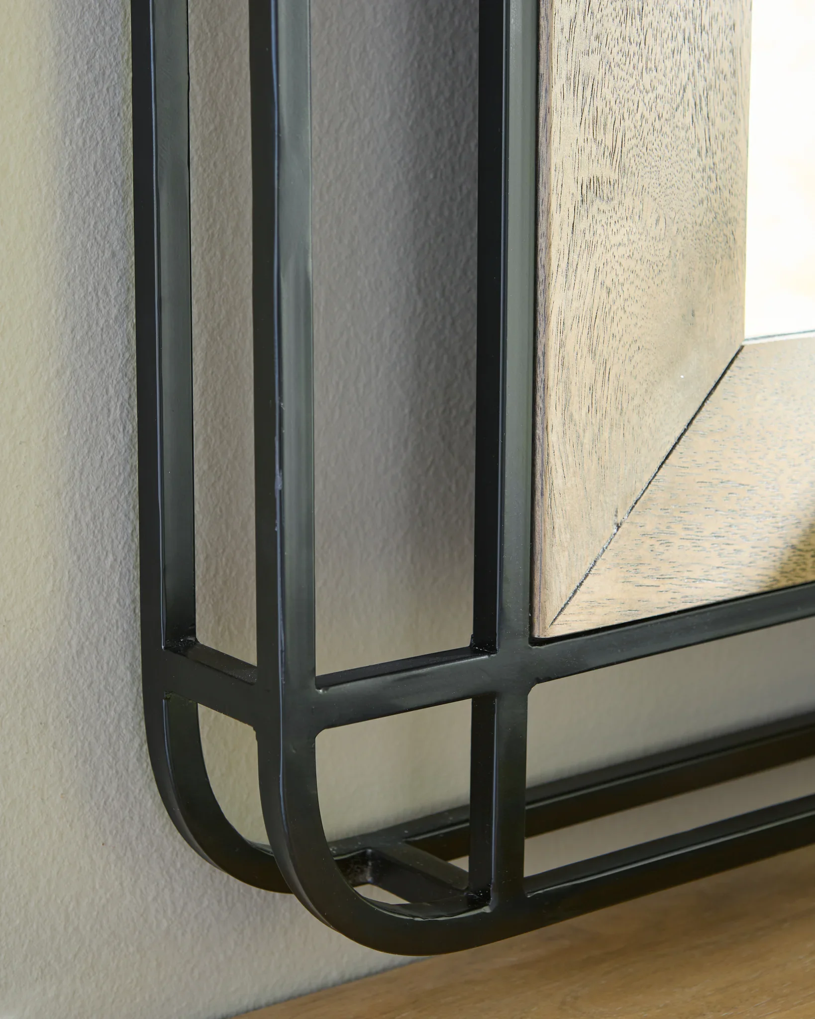 Beelman - Black / Brown - Accent Mirror - Image 5