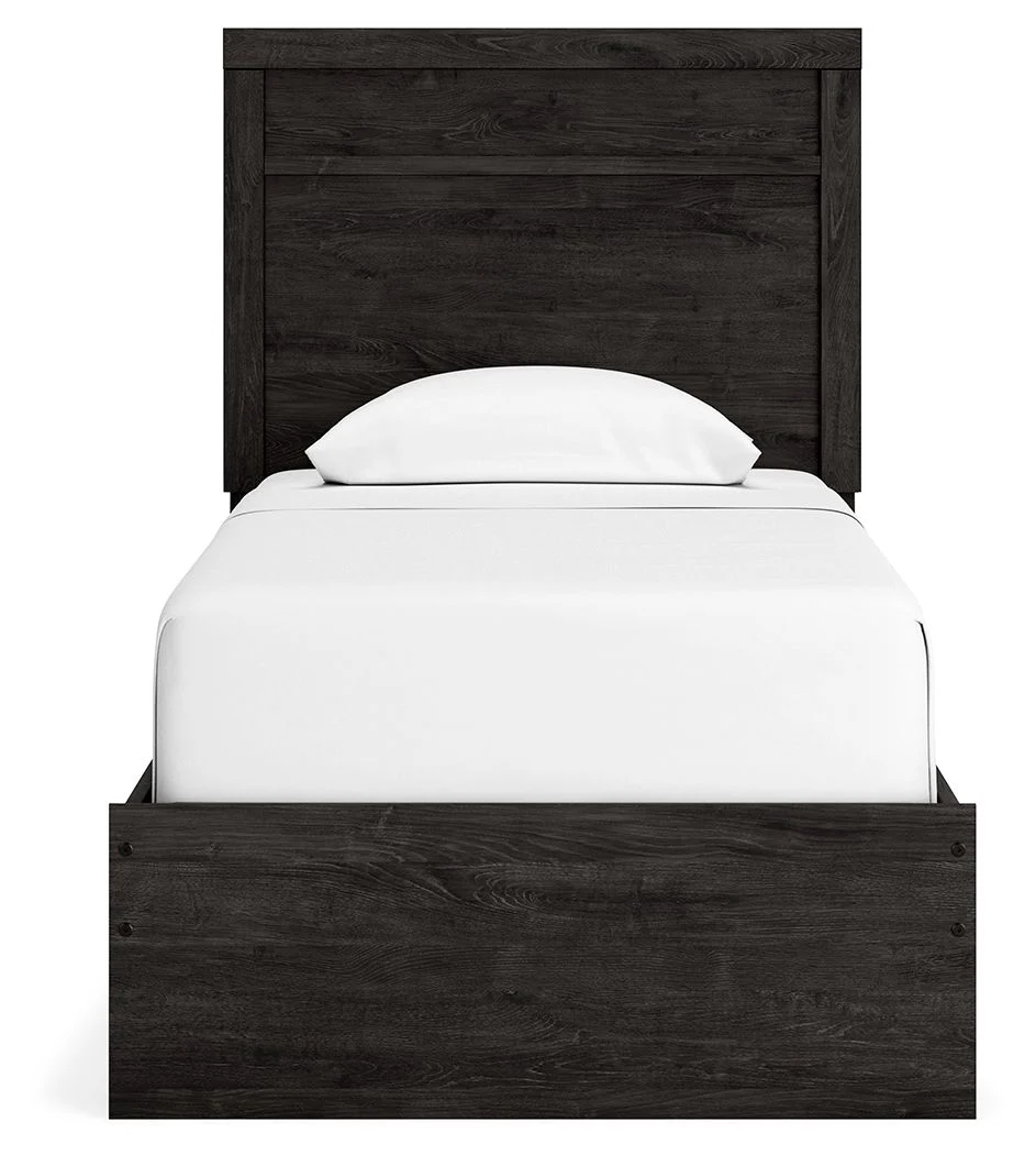 Belachime - Black - Twin Panel Bed - Image 5