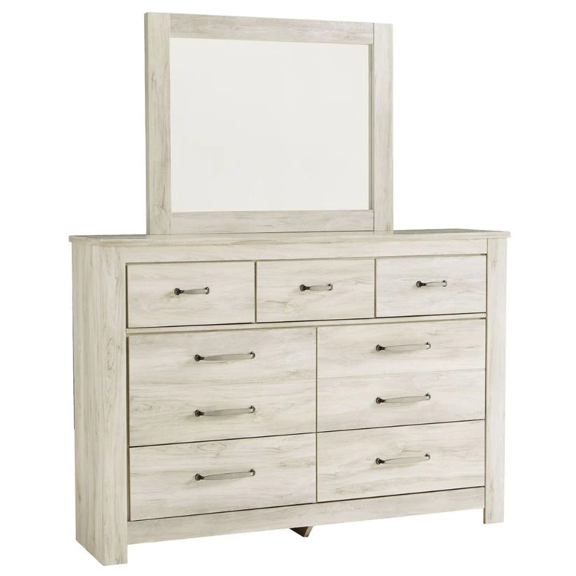 Bellaby - Whitewash - Dresser, Mirror
