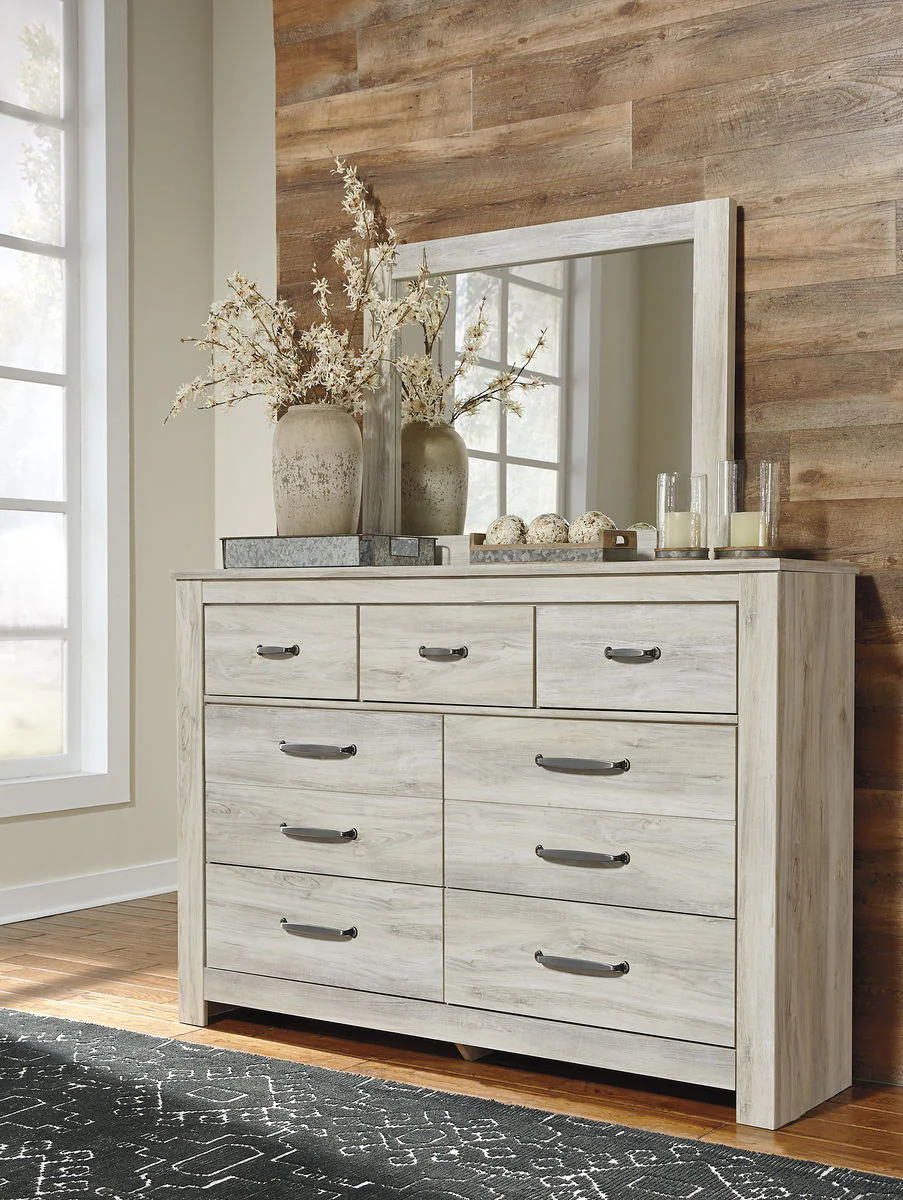 Bellaby - Whitewash - Dresser, Mirror - Image 2