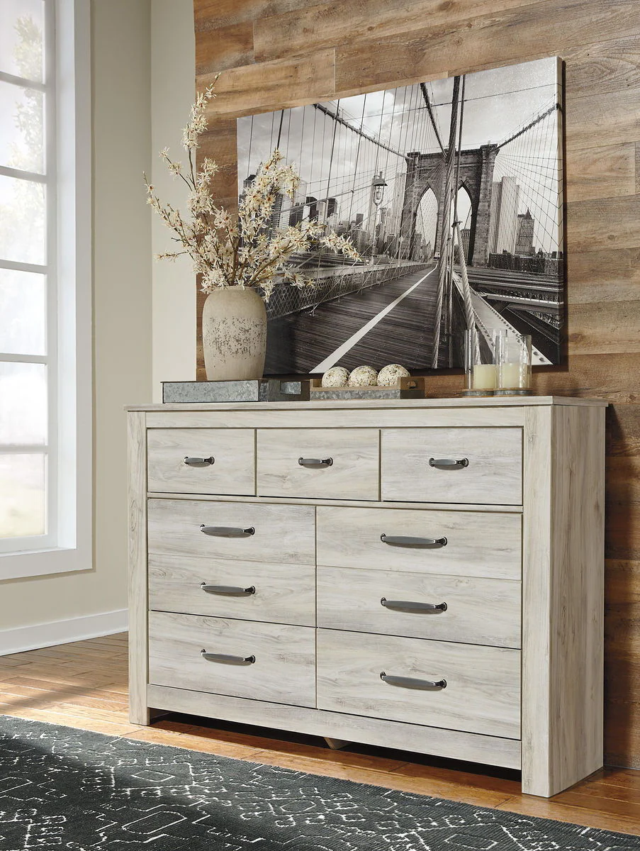 Bellaby - Whitewash - Dresser, Mirror - Image 3