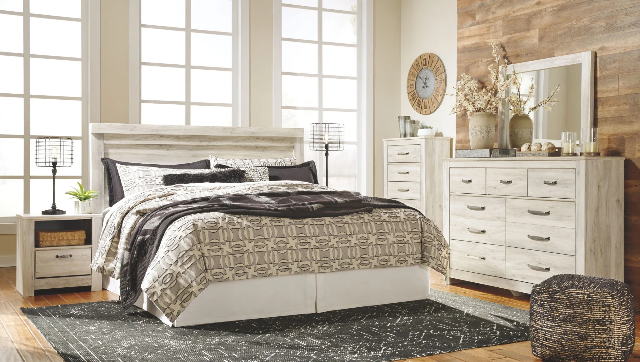 Bellaby - Whitewash - Dresser, Mirror - Image 4
