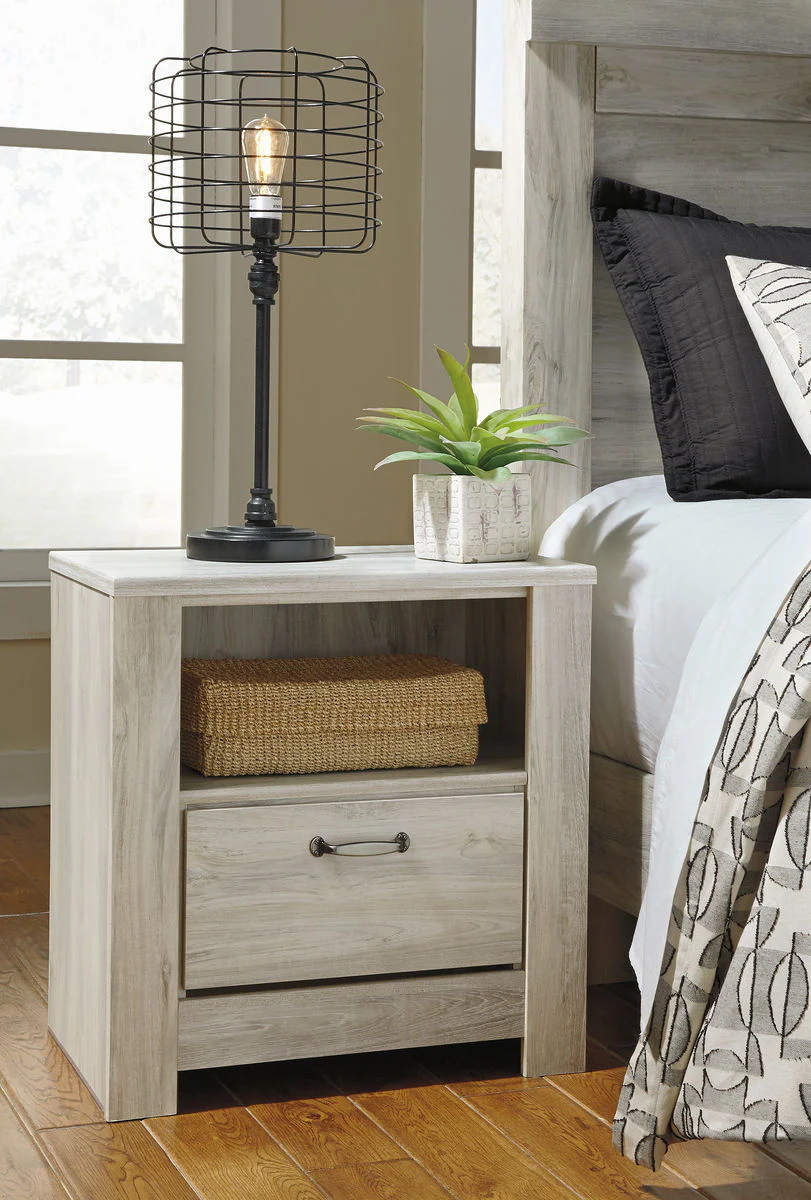 Bellaby - Whitewash - One Drawer Night Stand - Image 2