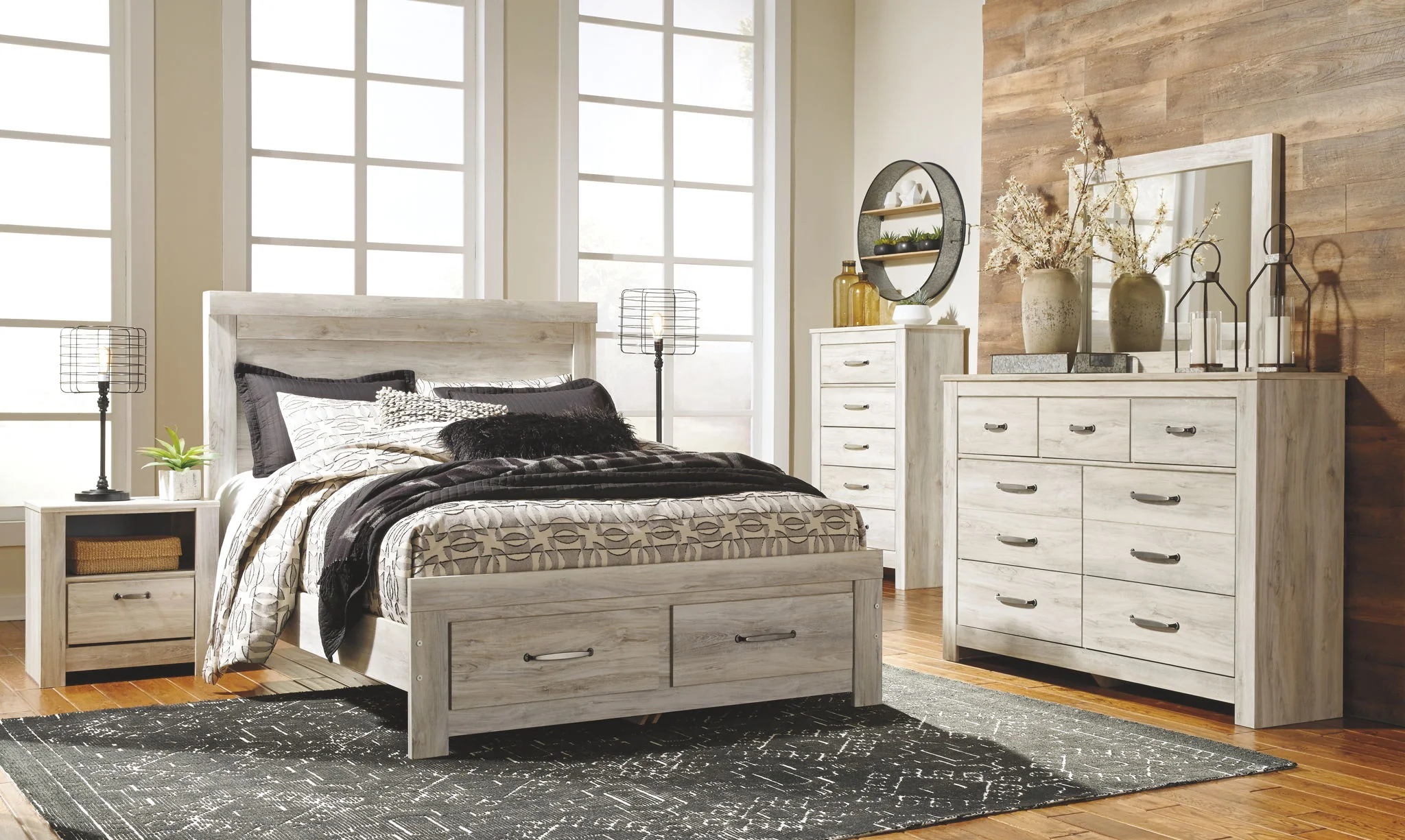 Bellaby - Whitewash - One Drawer Night Stand - Image 3