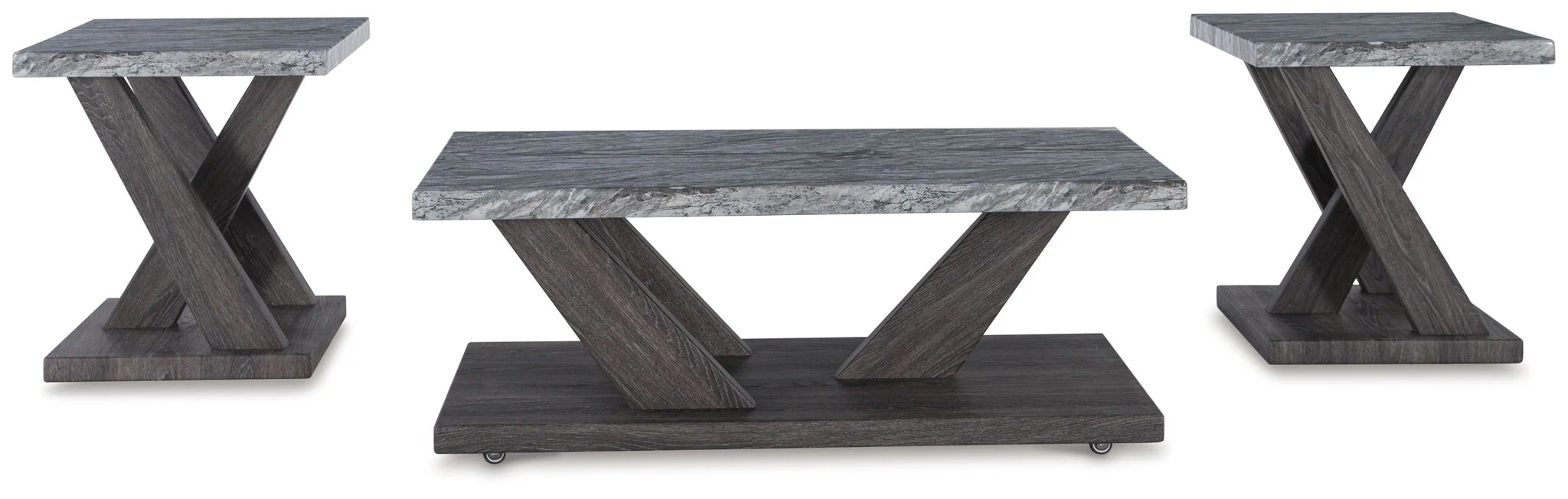 Bensonale - Brown / Gray - Occasional Table Set (Set of 3) - Image 3