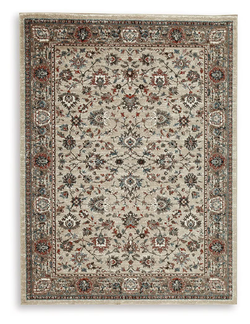 Beritham - Blue / Brown / Beige - Large Rug - 8' x 10'