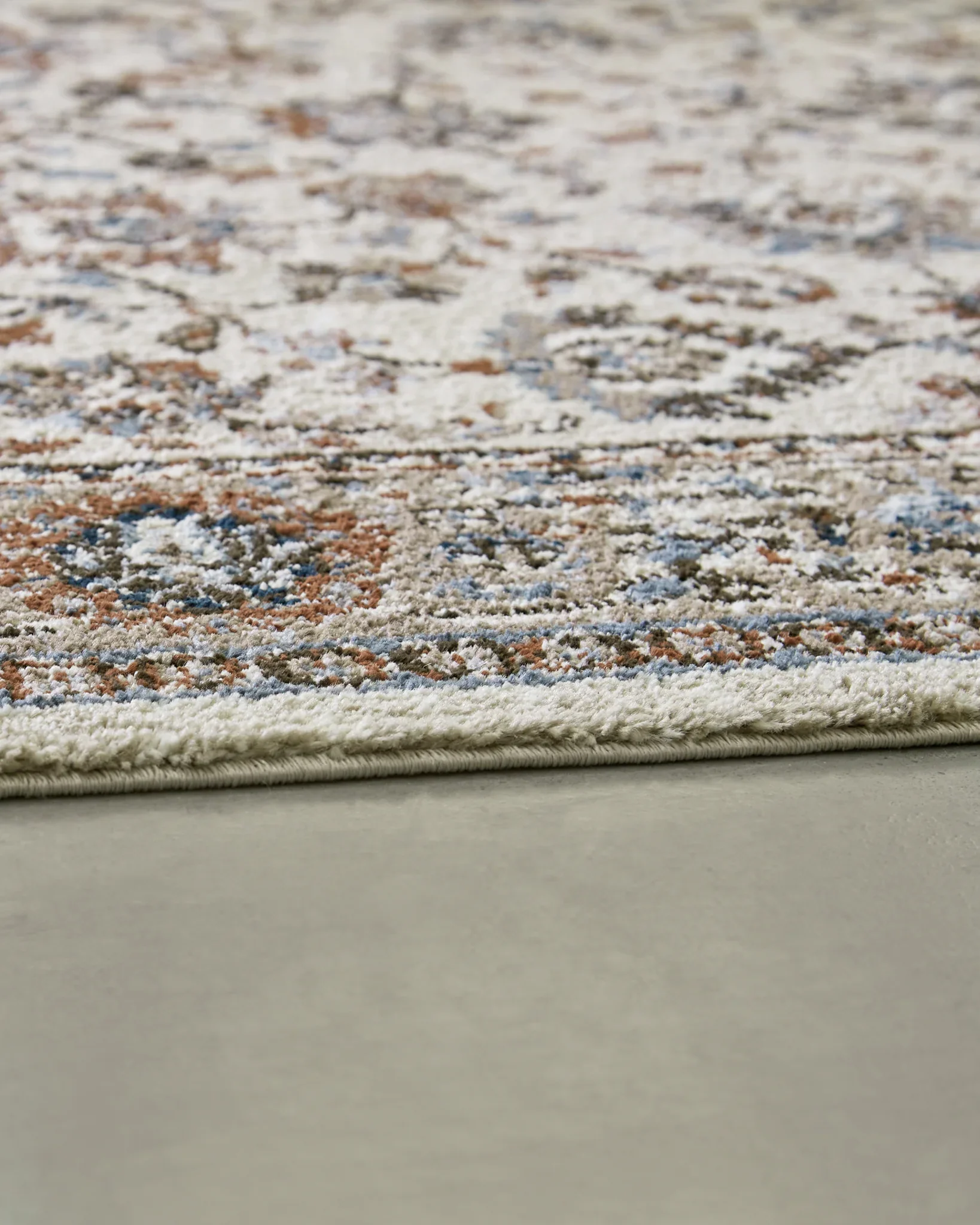 Beritham - Blue / Brown / Beige - Medium Rug - 5' x 7' - Image 3