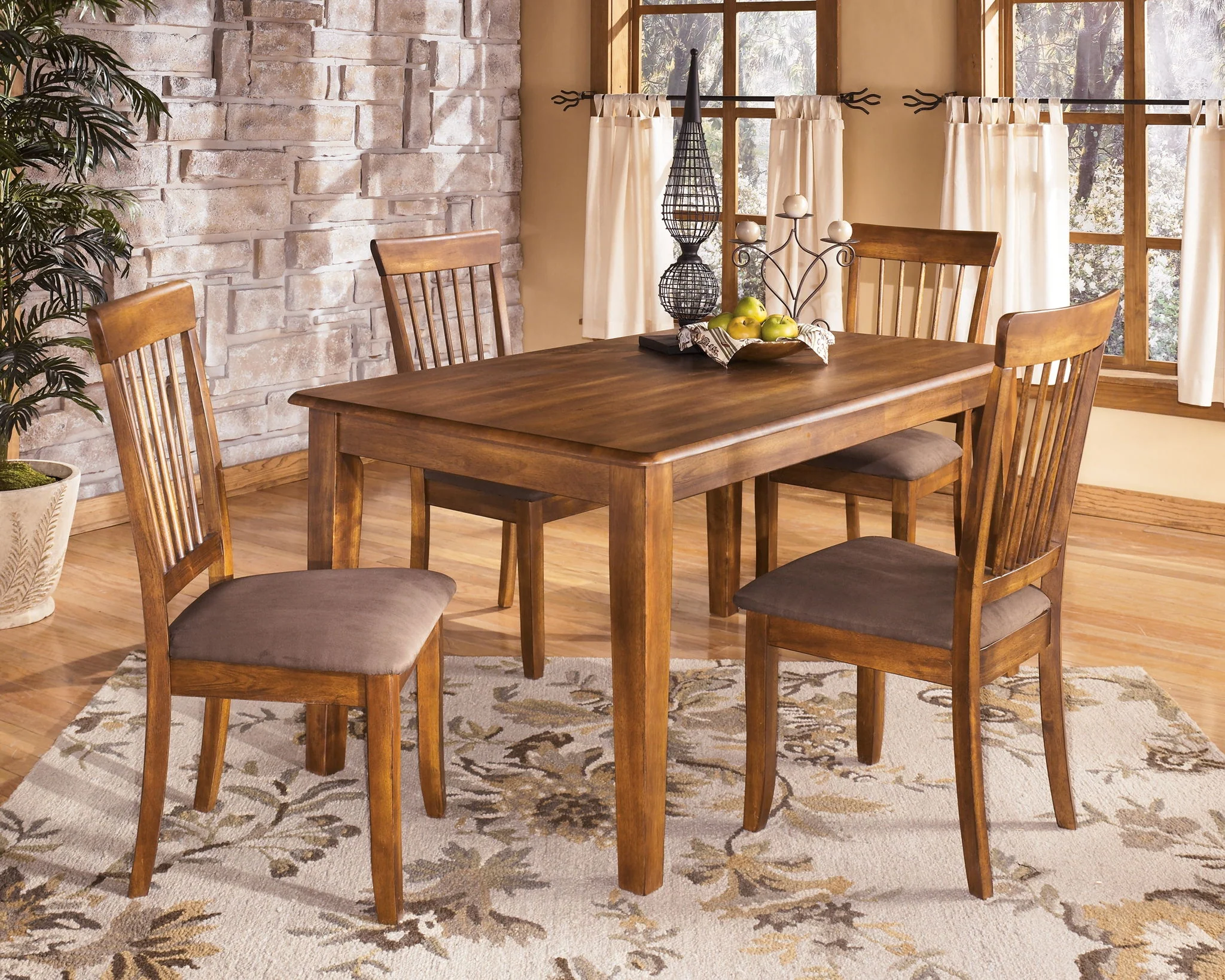 Berringer - Rustic Brown - Dining Uph Side Chair (Set of 2) - Image 4