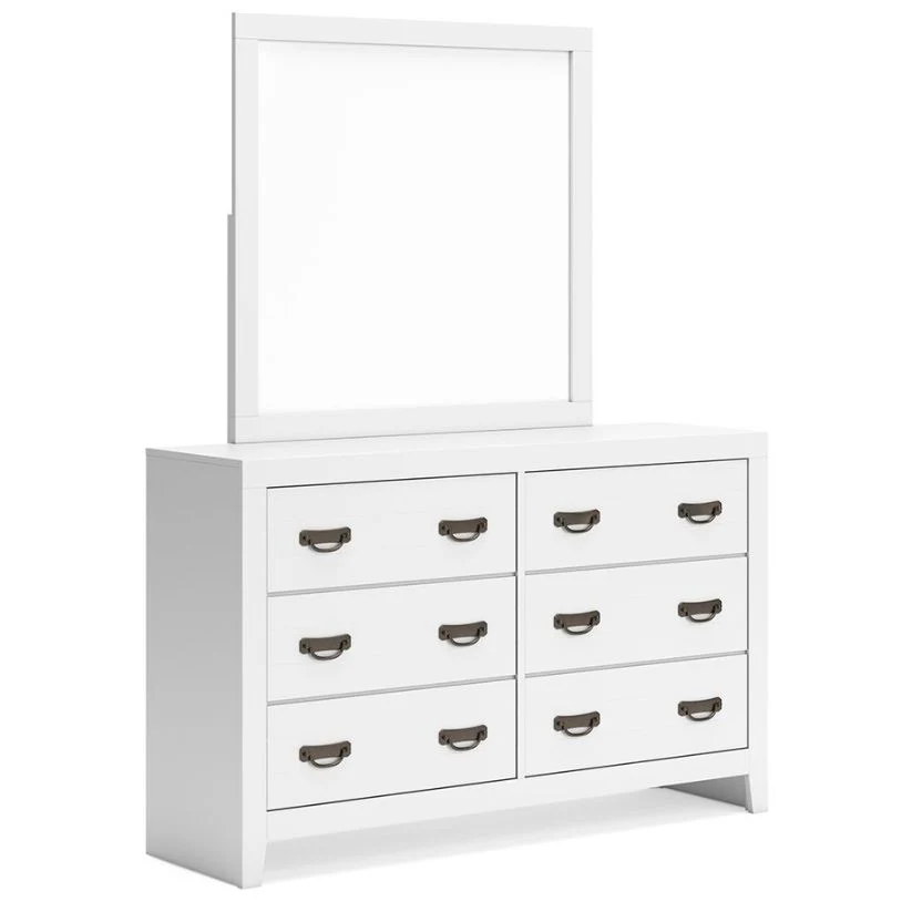 Binterglen - White - Dresser And Mirror