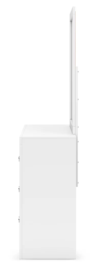 Binterglen - White - Dresser And Mirror - Image 8