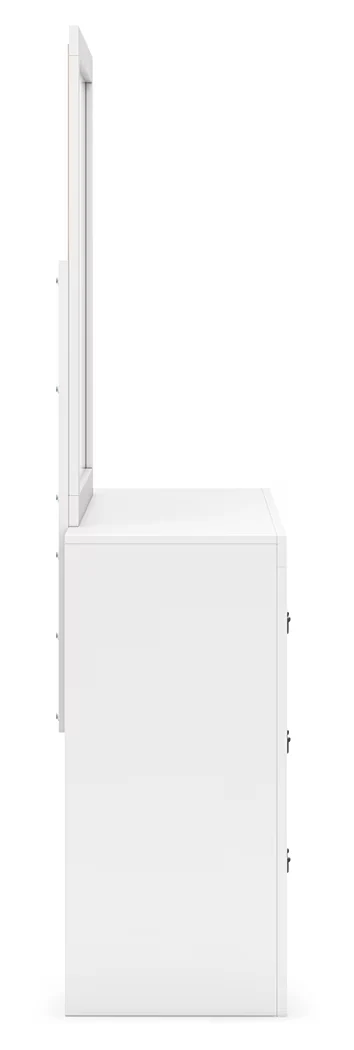 Binterglen - White - Dresser And Mirror - Image 9