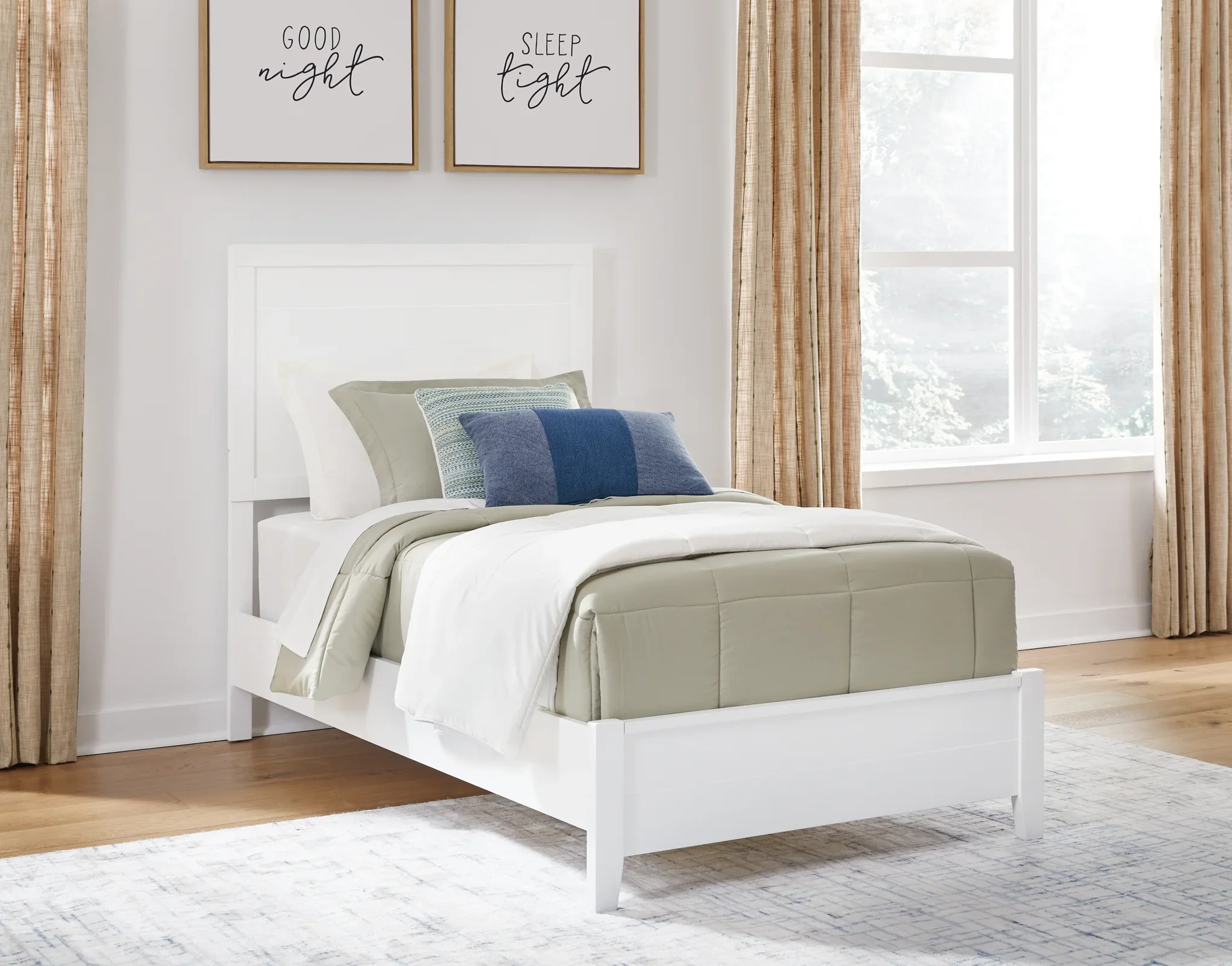 Binterglen - White - Twin Panel Bed - Image 2