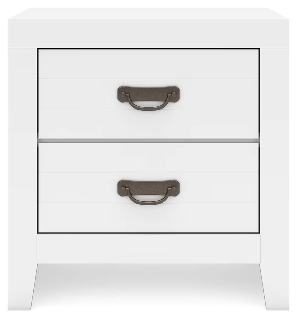Binterglen - White - Two Drawer Night Stand - Image 7