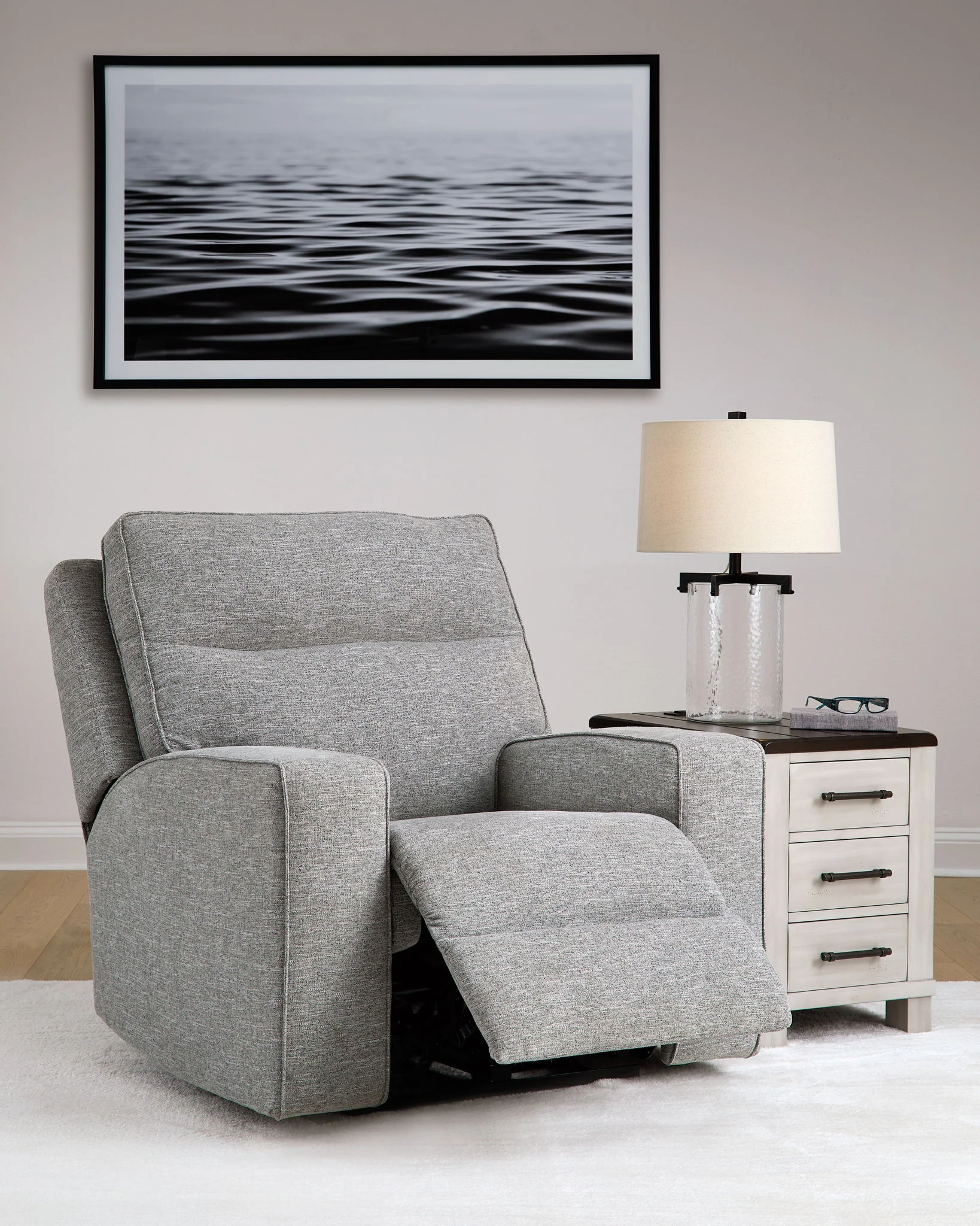 Biscoe - Pewter - Power Recliner /Adj Headrest - Image 7