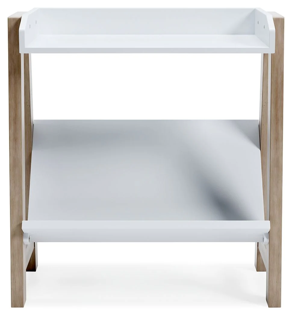 Blariden - White / Tan - Small Bookcase - Image 3