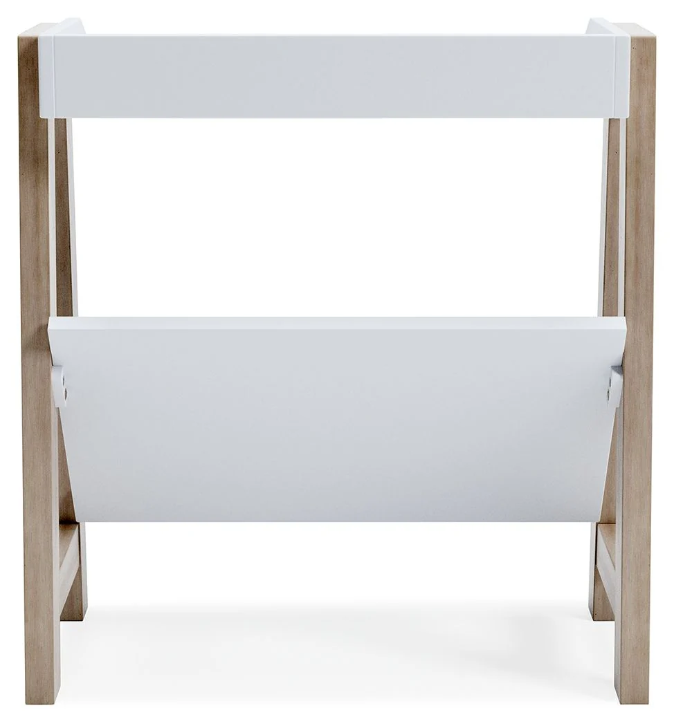 Blariden - White / Tan - Small Bookcase - Image 6