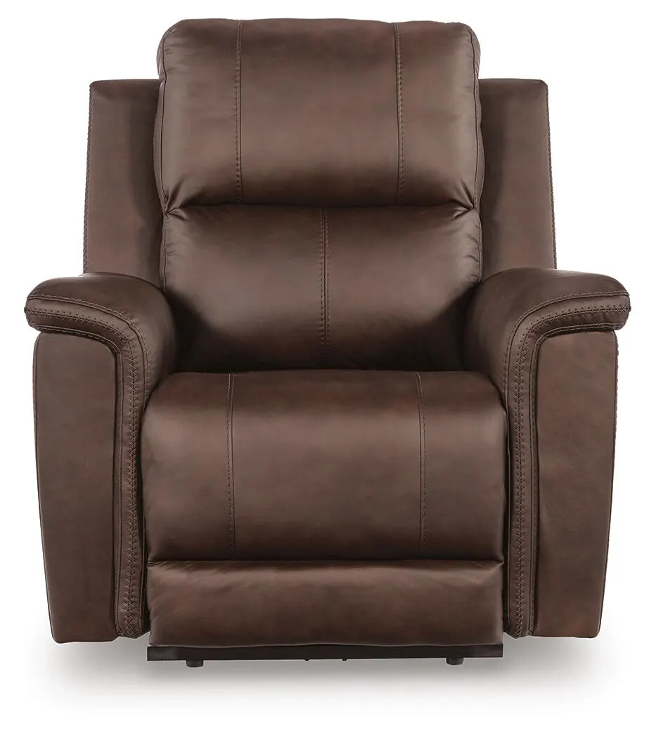 Bleckley - Power Recliner With Adjustable Headrest - Espresso - Image 3