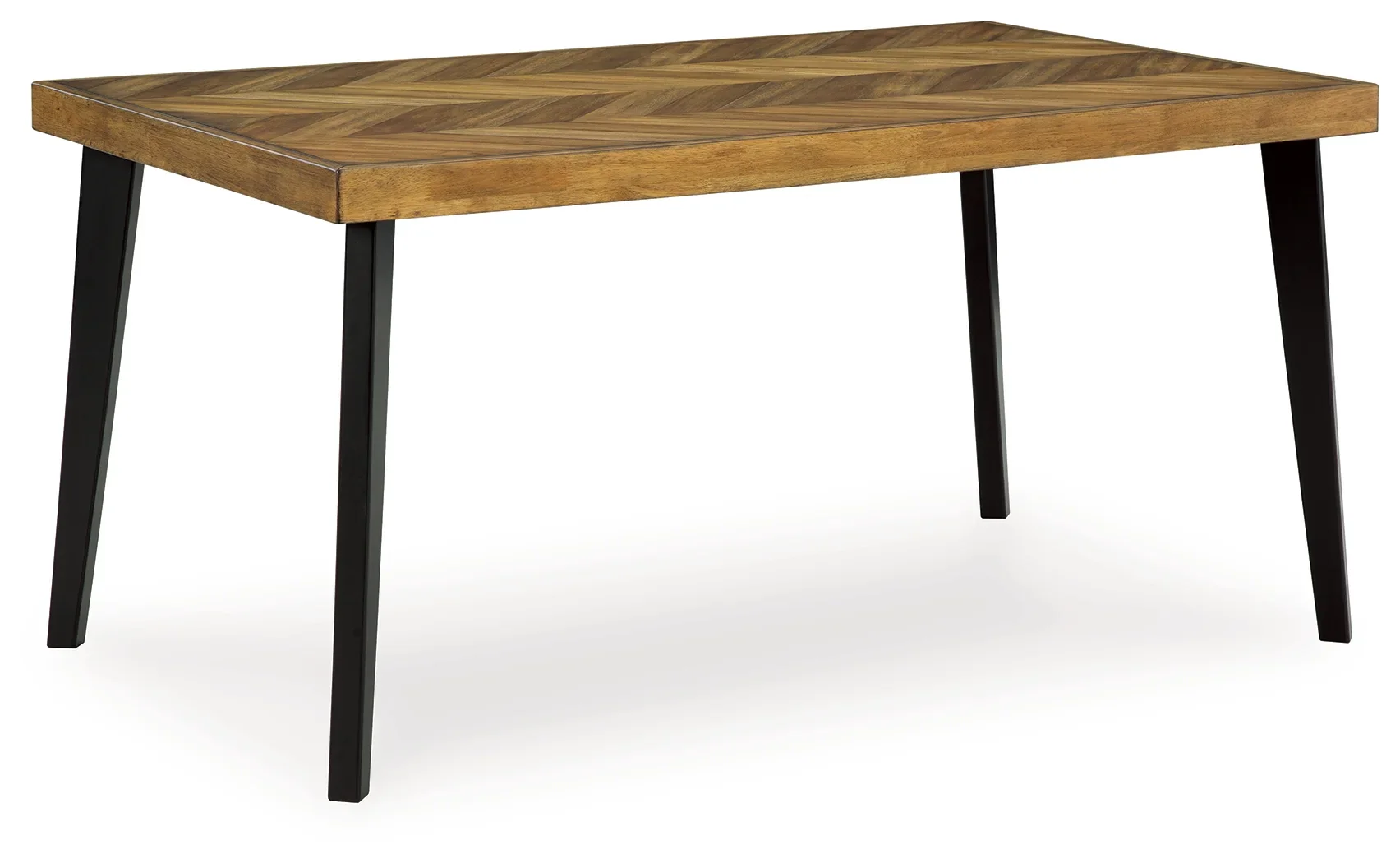 Blondon - Brown / Black - Rectangular Drm Table Set (Set of 7) - Image 4