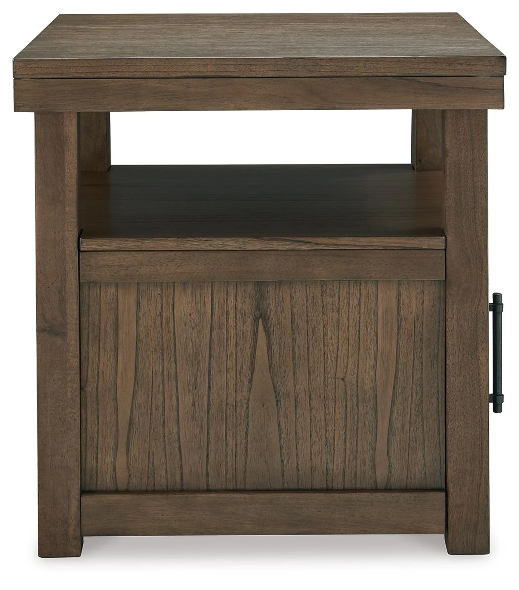 Boardernest - Brown - Rectangular End Table - Image 5