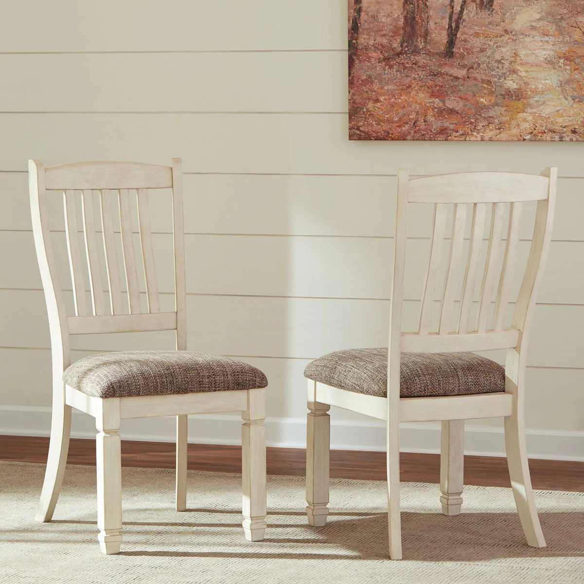 Bolanburg - Beige - 10 Pc. - Dining Room Table, 4 Side Chairs, Bench, Server, 3 Cabinets - Image 3