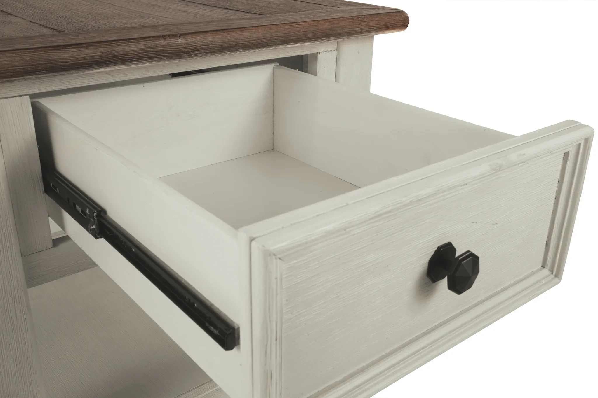 Bolanburg - White / Brown / Beige - Chair Side End Table - Door - Image 9