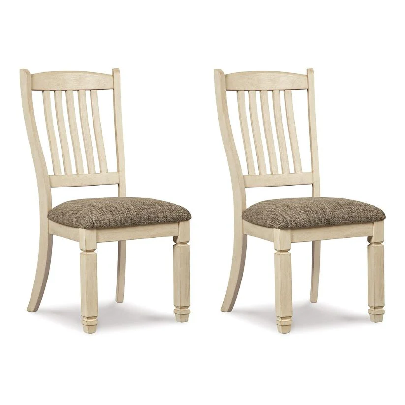 Bolanburg - Brown / Beige - Dining Uph Side Chair (Set of 2) - Rake Back - Image 3