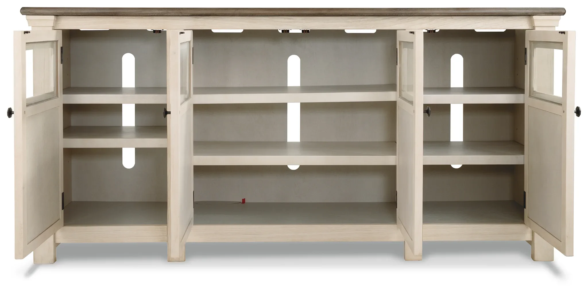 Bolanburg - White / Brown / Beige - Extra Large TV Stand - Image 6