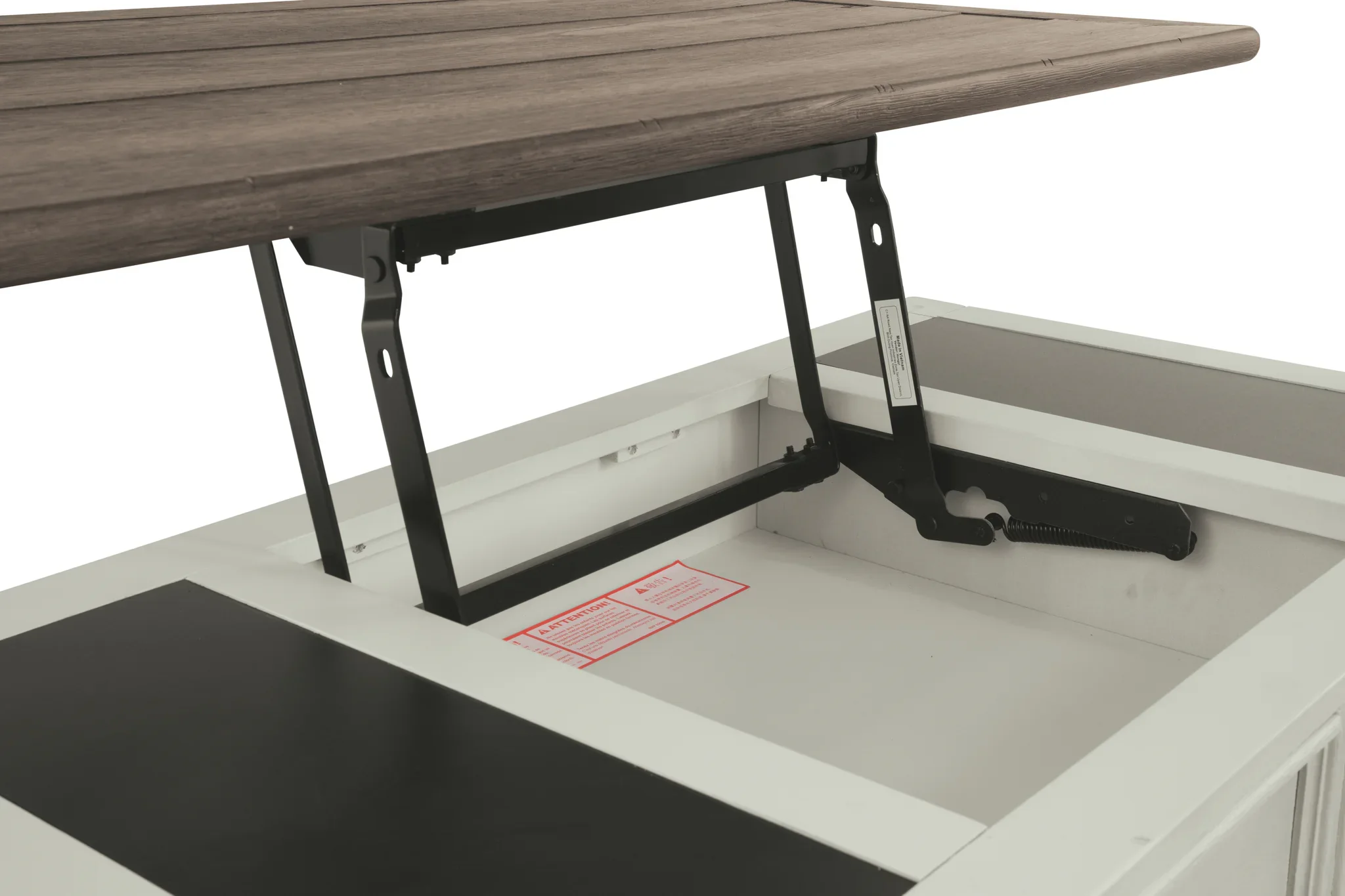 Bolanburg - White / Brown / Beige - Lift Top Cocktail Table - Image 14